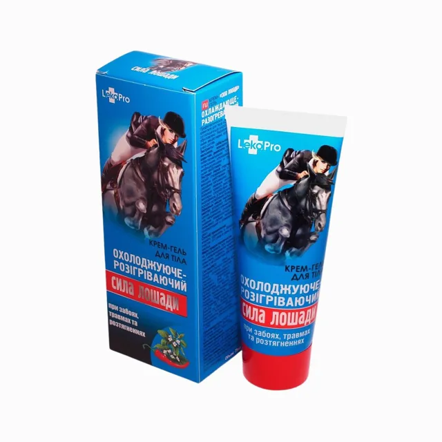 Konská síla krém/gel hřejivo-chladivý na svaly a klouby - 75 ml - LekoPro