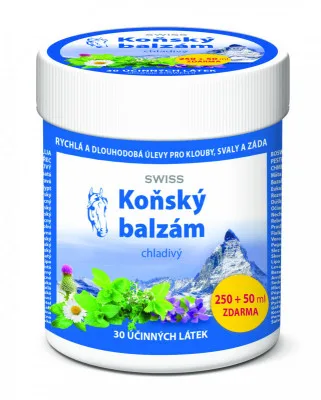 Koňský balzám SWISS chladivý 250 + 50 ml