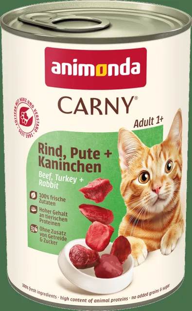Konzerva ANIMONDA Carny Adult hovězí + králík 400g