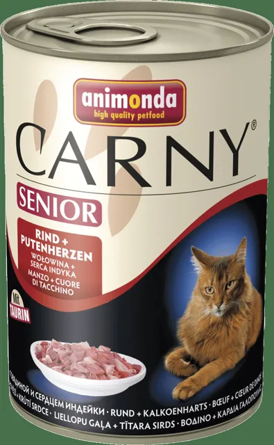 Konzerva ANIMONDA Carny senior hovězí+krůtí srdce 400g