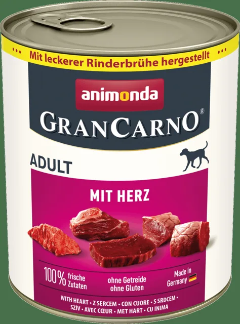Konzerva Animonda Gran Carno Adult se srdcem 800g