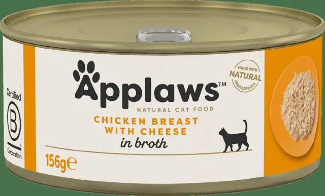 Konzerva Applaws Cat Tin Chicken Breast with Cheese 156 g