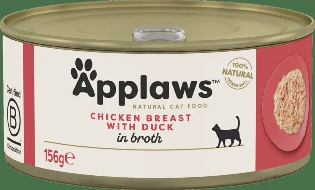 Konzerva Applaws Cat Tin Chicken Breast with Duck 156 g