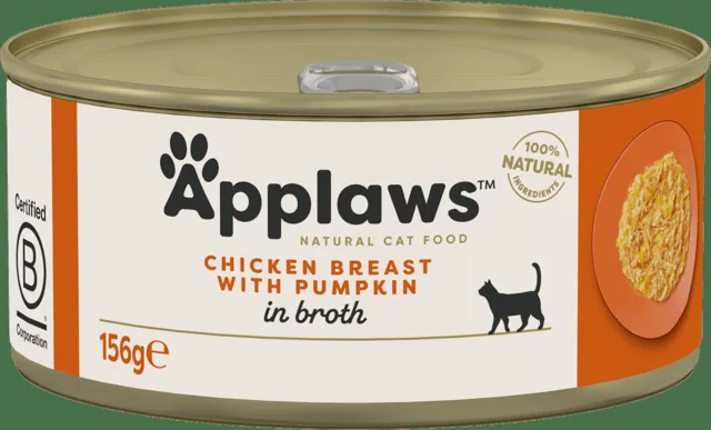 Konzerva Applaws Cat Tin Chicken Breast with Pumpkin 156 g