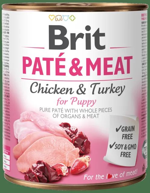 Konzerva Brit Paté & Meat Puppy 800g