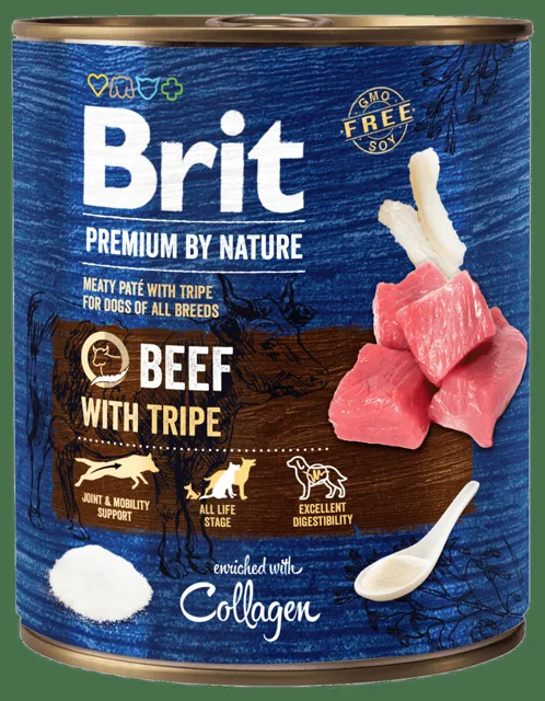 Konzerva Brit Premium by Nature Beef with Tripes 800g