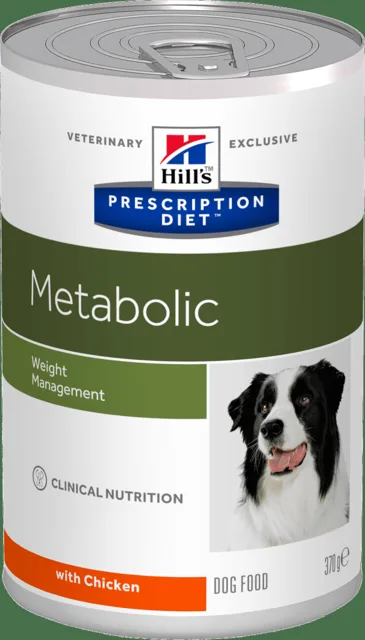 Konzerva Hill's Prescription Diet Metabolic na regulaci hmotnosti s kuřetem 370g