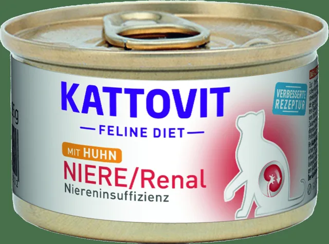 Konzerva Kattovit niere/renal kuře 85g