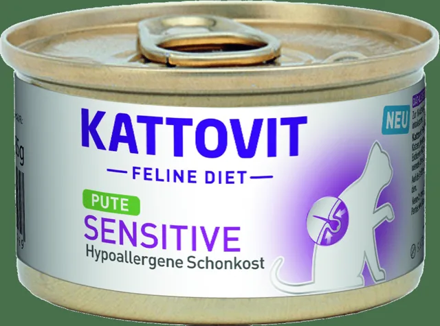 Konzerva Kattovit sensitive krůta 85g