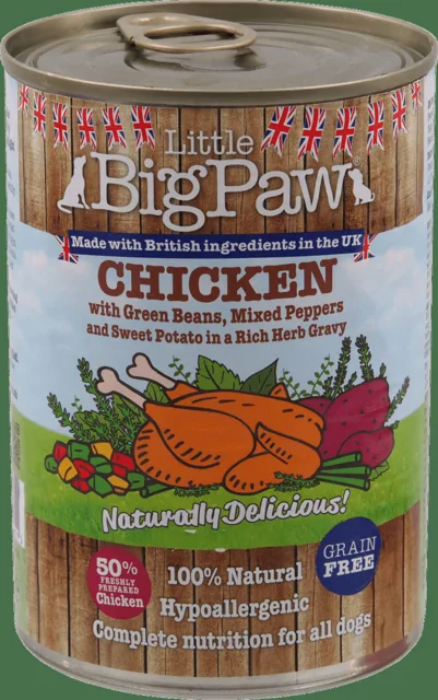 Konzerva Little Big Paw kuře 390g