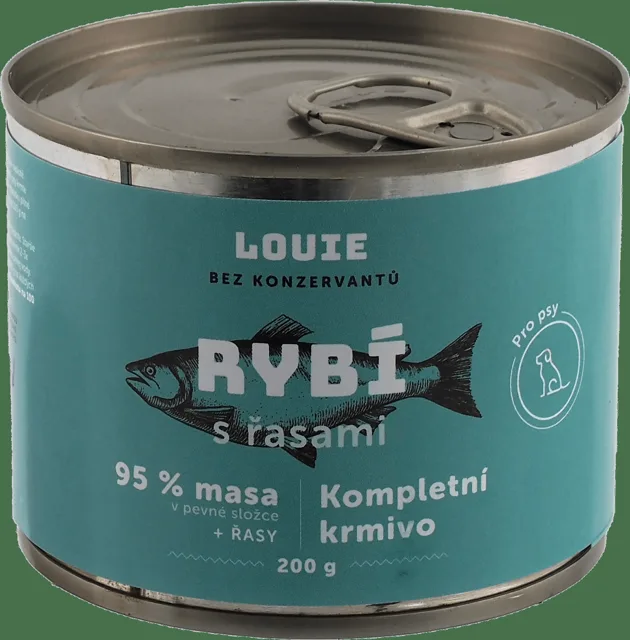 Konzerva Louie rybí s řasami, vitamíny a minerály 200g