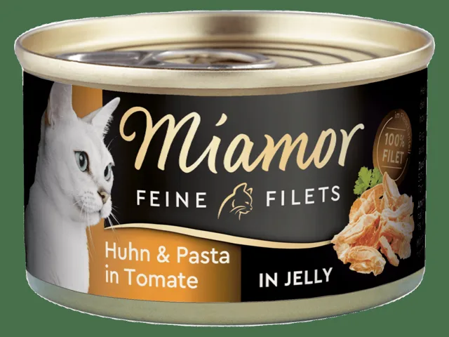 Konzerva MIAMOR Feine Filets kuře + těstoviny v želé 100g