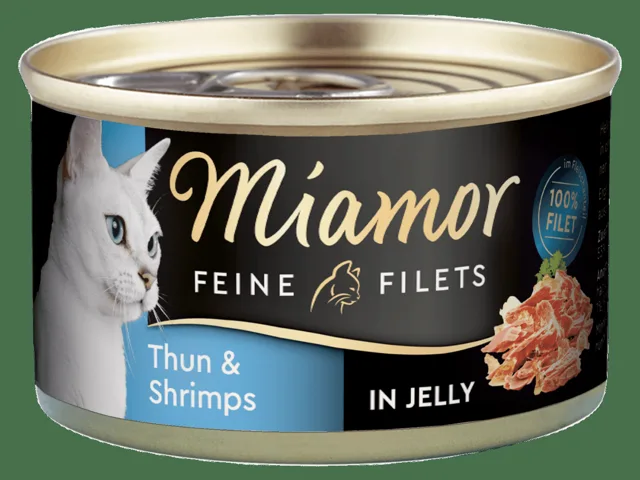 Konzerva MIAMOR Feine Filets tuňák + krevety v želé 100g