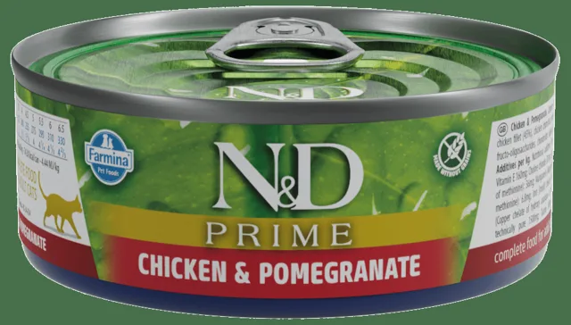 Konzerva N&D Cat Prime Chicken&Pomegranate 70g