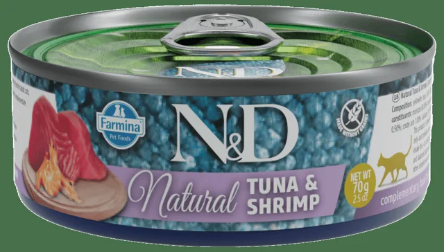 Konzerva N&D Natural Tuna&Shrimp 70g