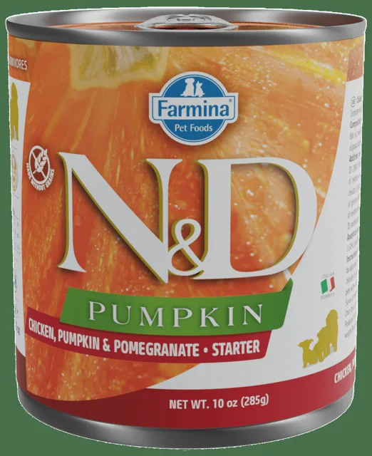 Konzerva N&D Pumpkin Starter Puppy Chicken & Pomegranate 285g