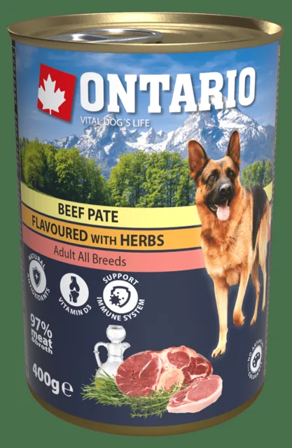 Konzerva Ontario Beef Pate flavoured with Herbs 400g