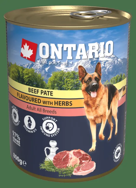 Konzerva Ontario Beef Pate flavoured with Herbs 800g
