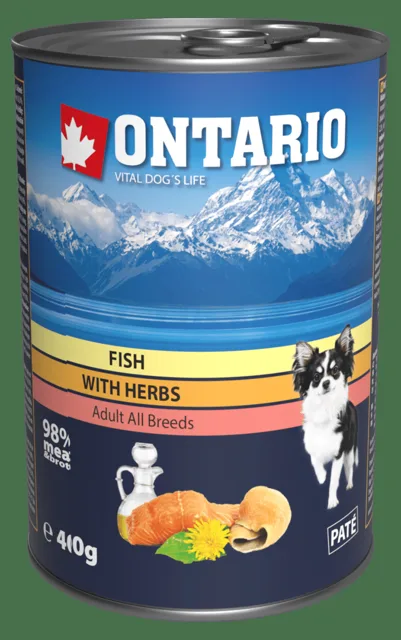 Konzerva Ontario Multi Fish and Salmon Oil 400g