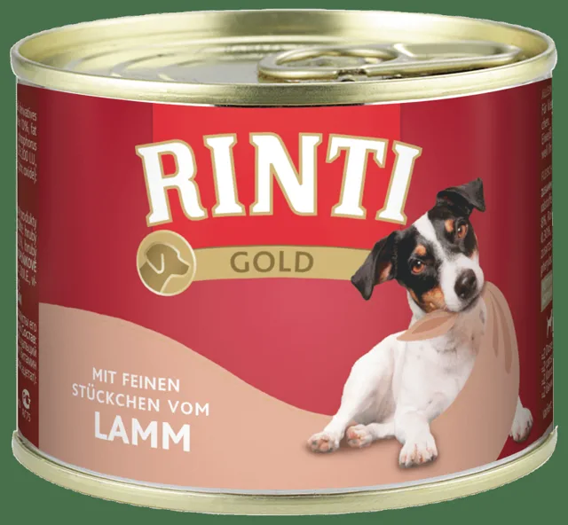 Konzerva Rinti Gold jehně 185g