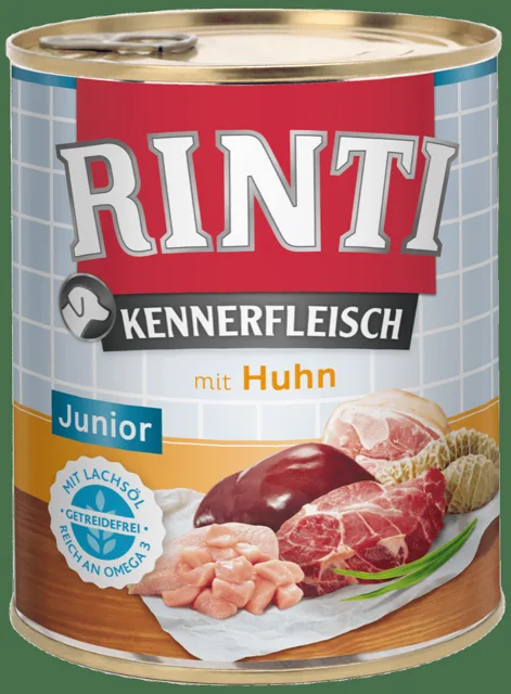 Konzerva Rinti Kennerfleisch Junior kuře 800g