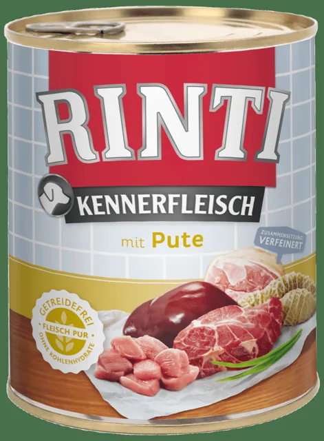 Konzerva Rinti Kennerfleisch krůta 800g