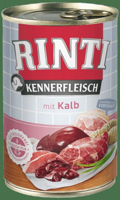 Konzerva Rinti Kennerfleisch telecí 400g