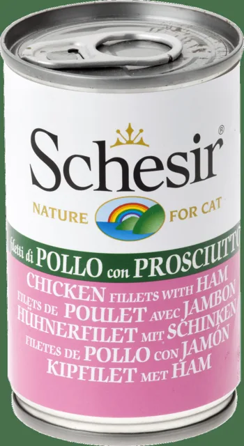 Konzerva SCHESIR kuřecí+šunka 140g