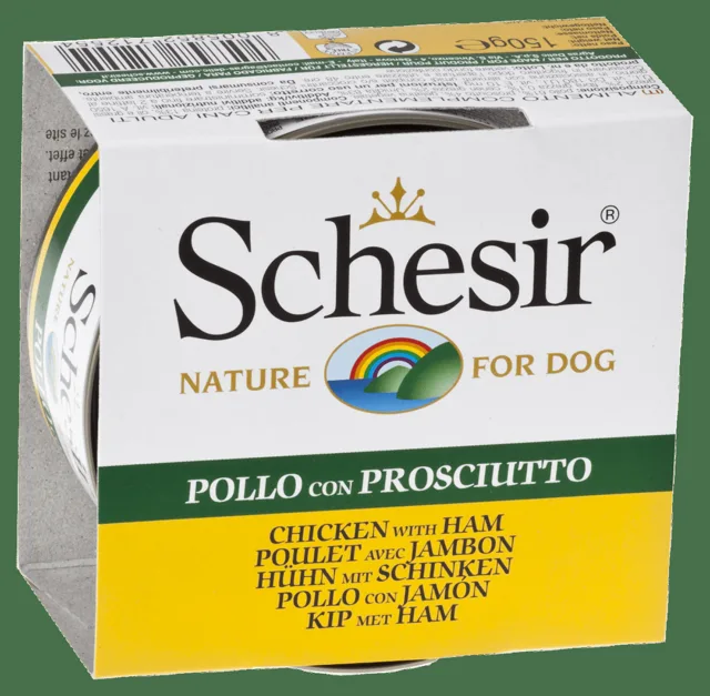 Konzerva Schesir kuřecí+šunka v želé 150g