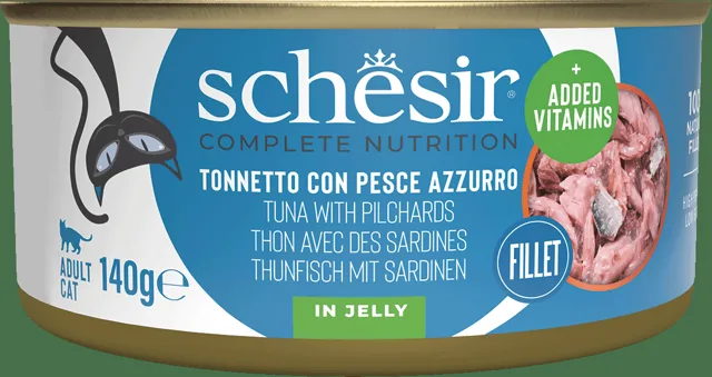 Konzerva SCHESIR tuňák a sardinky v želé 140g