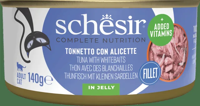 Konzerva SCHESIR tuňák+sleď v želé 140g