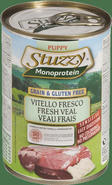 Konzerva STUZZY Monoprotein Puppy telecí 400g
