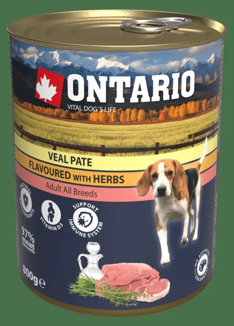 Konzerva Veal Pate Flavoured with Herbs 800g