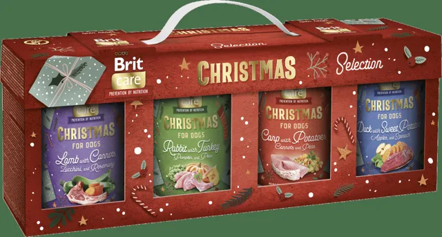 Konzervy Brit Care Dog Christmas multipack 4x400g