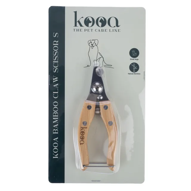 kooa bambusové nůžky na drápky S - D 12,7 x Š 4,7 x V 1,4 cm