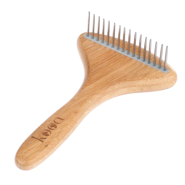 kooa bambusový hřeben s otočnými hroty - D 17,5 x Š 10 cm