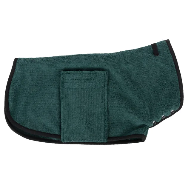 kooa Deluxe župan z mikrovlákna pro psy - S: délka hřbetu cca 30 cm