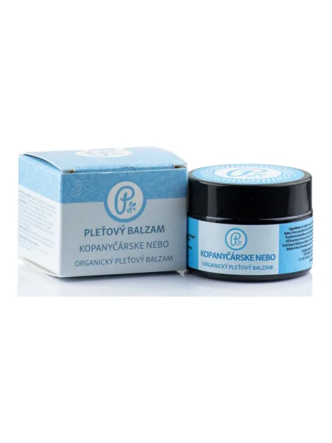 KOPANIČÁŘSKÉ NEBE – organický luxusní pleťový balzám 30, 15 ml Objem: 30ml