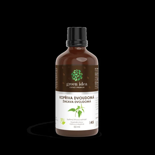 Kopřiva dvoudomá – tinktura – kapky 50 ml – Green idea