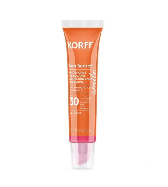 KORFF Sun Secret Krém na rty SPF30 15 ml