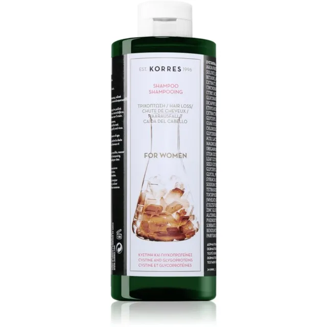 Korres Cystine & Glycoprotein posilující šampon proti vypadávání vlasů 400 ml