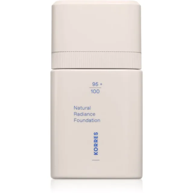 Korres Natural Radiance Foundation make-up pro přirozený vzhled odstín 01 Light 30 ml