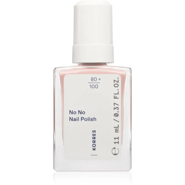 Korres No No Nail Polish pečující lak na nehty odstín 25 Beigy Pink 11 ml