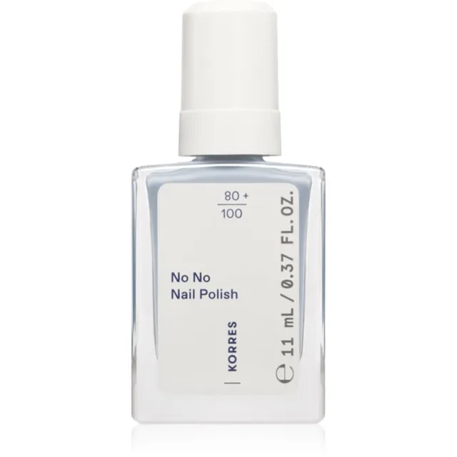 Korres No No Nail Polish pečující lak na nehty odstín 72 Pastel Blue 11 ml