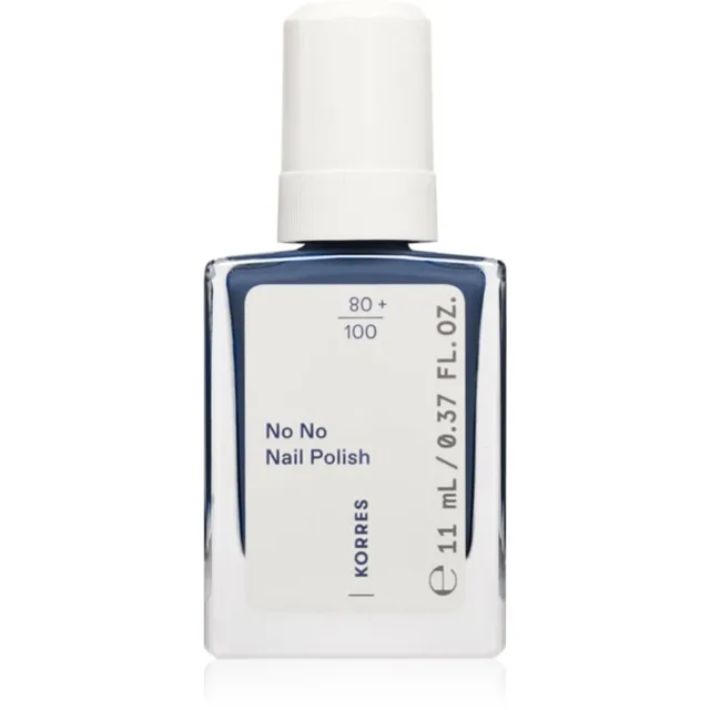 Korres No No Nail Polish pečující lak na nehty odstín 78 Aegan Sea 11 ml