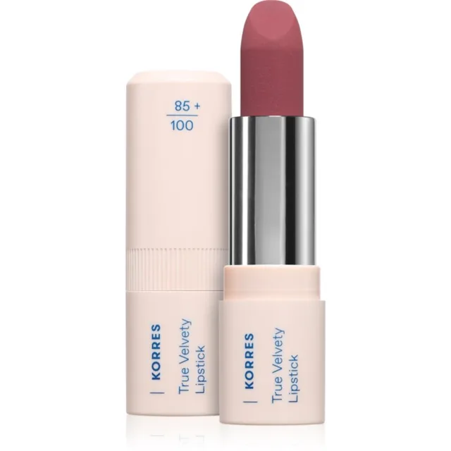 Korres True Velvety Lipstick krémová rtěnka se saténovým finišem odstín Plum Rose 3 g
