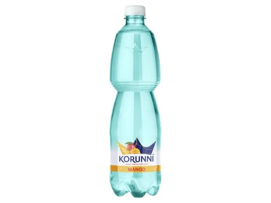 Korunní Jemně perlivá s příchutí mango 0,75l