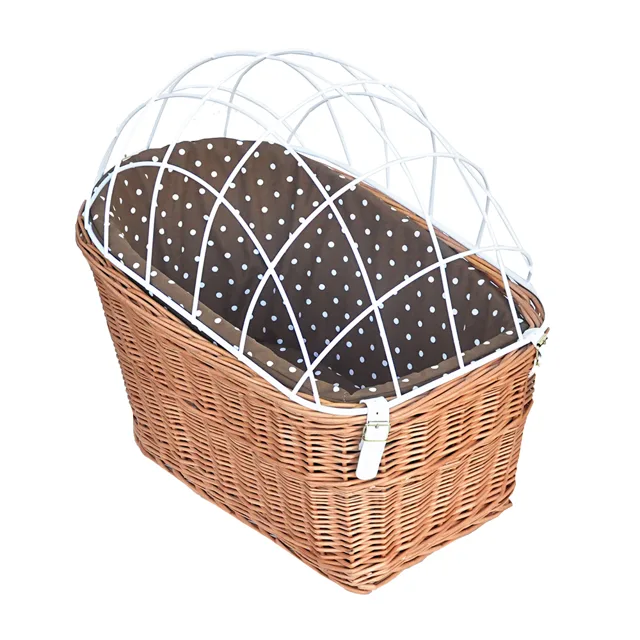 Košík na kolo Aumüller s ochrannou mřížkou - D 56 x Š 36 x V 50 cm
