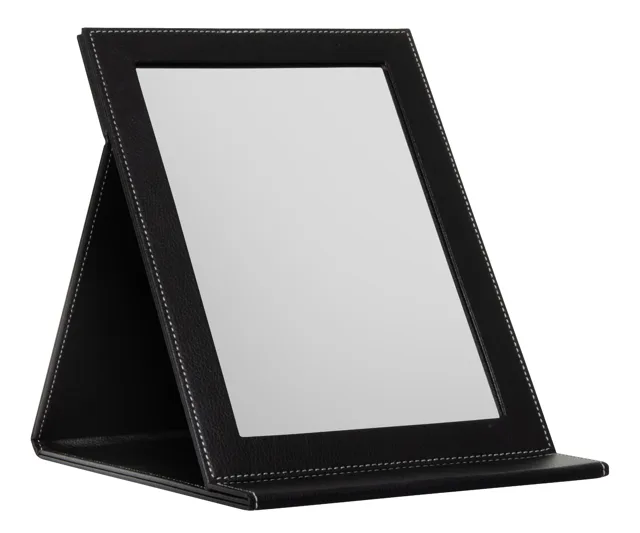 Kosmetické zrcátko se stojánkem Sibel Easel Black - 18 x 24,5 cm, černé + dárek zdarma