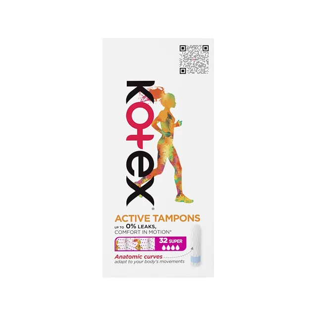 KOTEX Active super tampony 32 ks